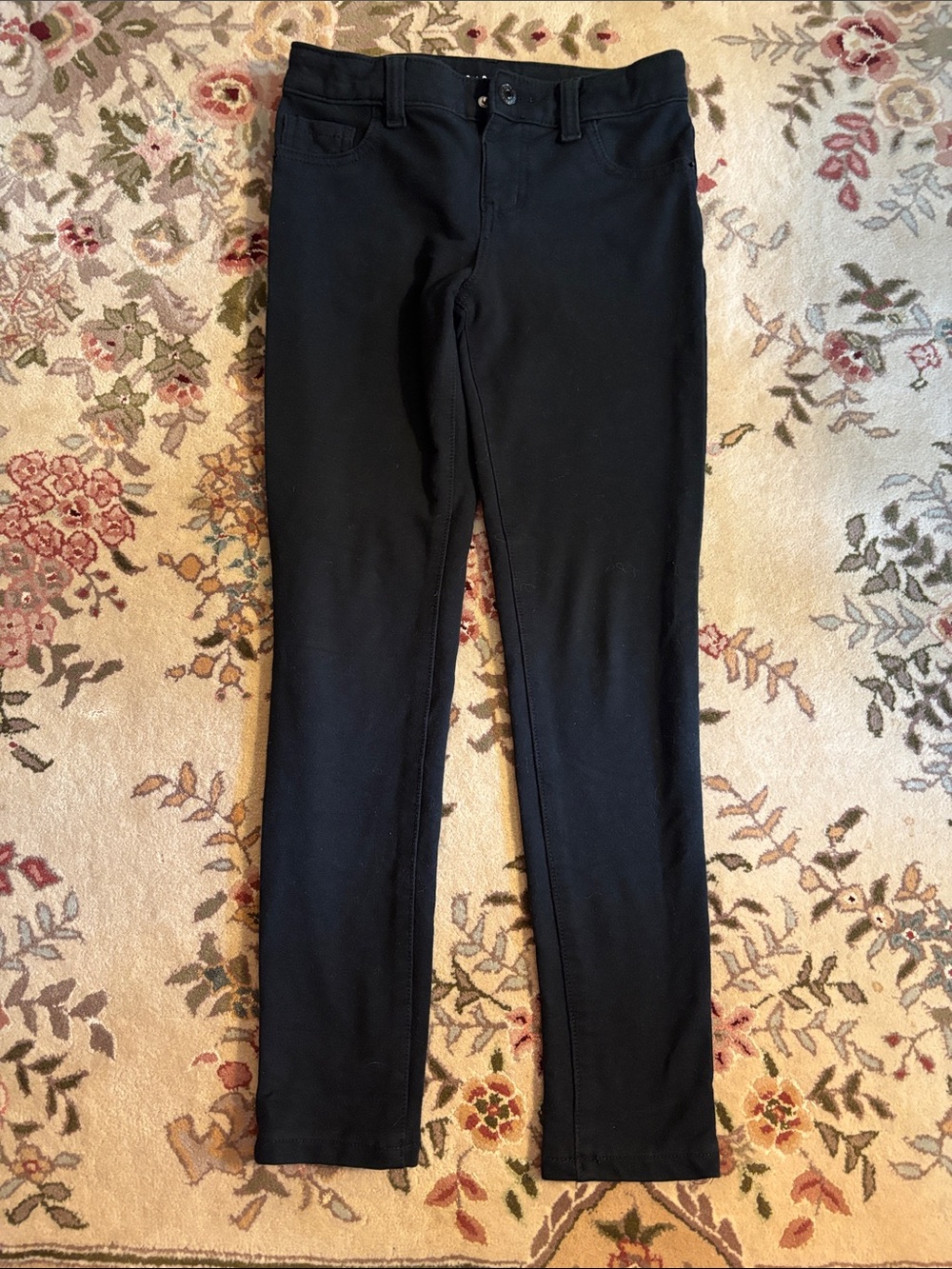 Cat & Jack Black Skinny Jeans — Slim Fit girls 10/12